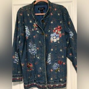 🦋 Boho Denim Jacket